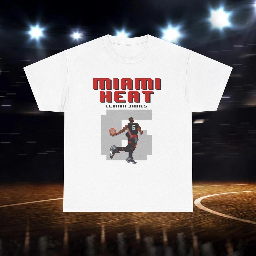 Lebron James Retro Inspired Shirt - Miami Heat